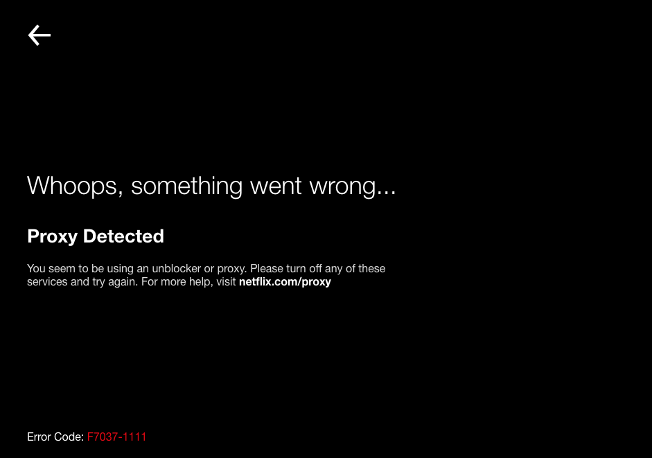 Hide Me-serverfeil &ndash; Netflix US