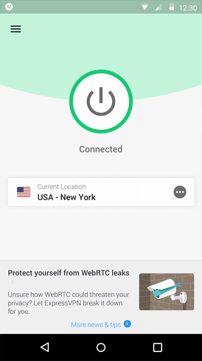 ExpressVPNs Android-klient