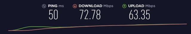 nordvpn-hastighetstest i tyskland