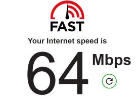 Resultater av Netflix-hastighetstest med Private Internet Access i New York, USA
