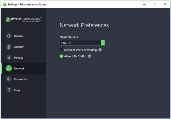pia networks preferences-skjermbilde