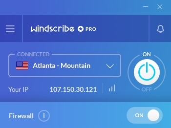 Windscribe &ndash; VPN-servervalg